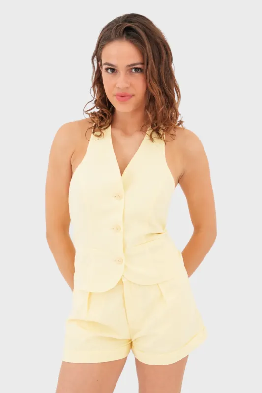 "Lemon" top yellow sold by Meet Me There