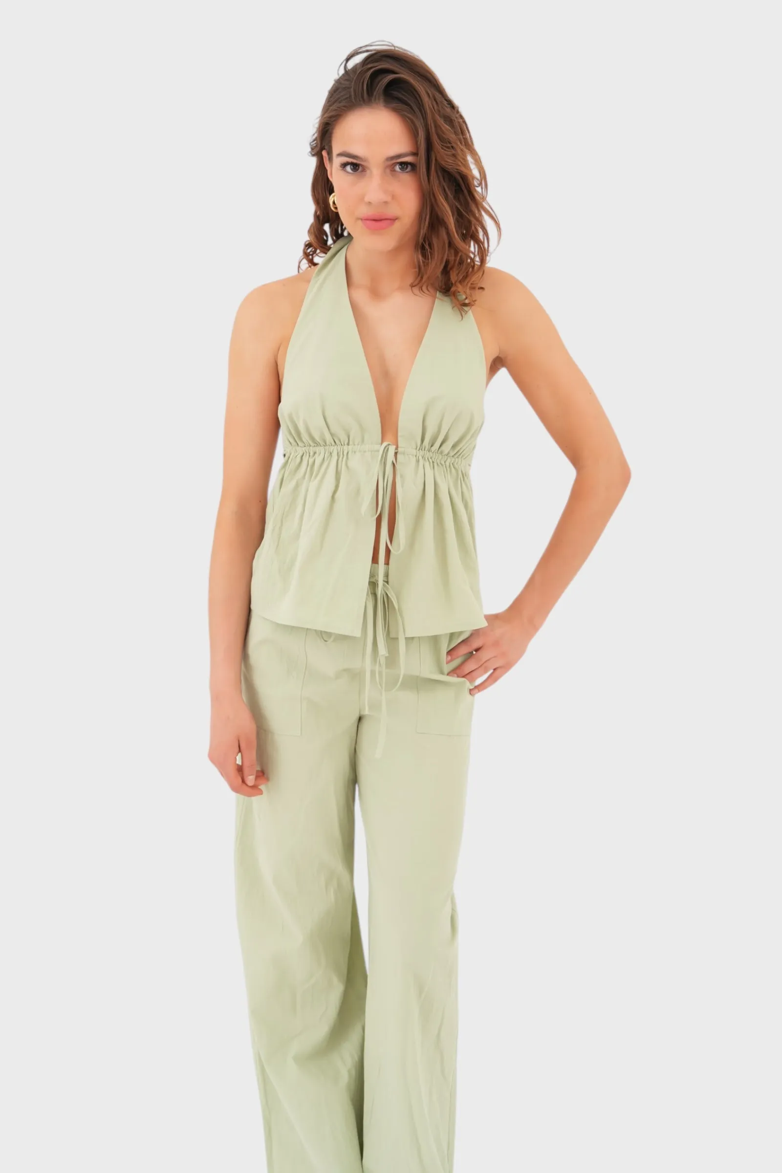 "Bora bora" top green sold by Meet Me There product image thumbnail 3