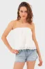 "Lulu" top white sold by Meet Me There