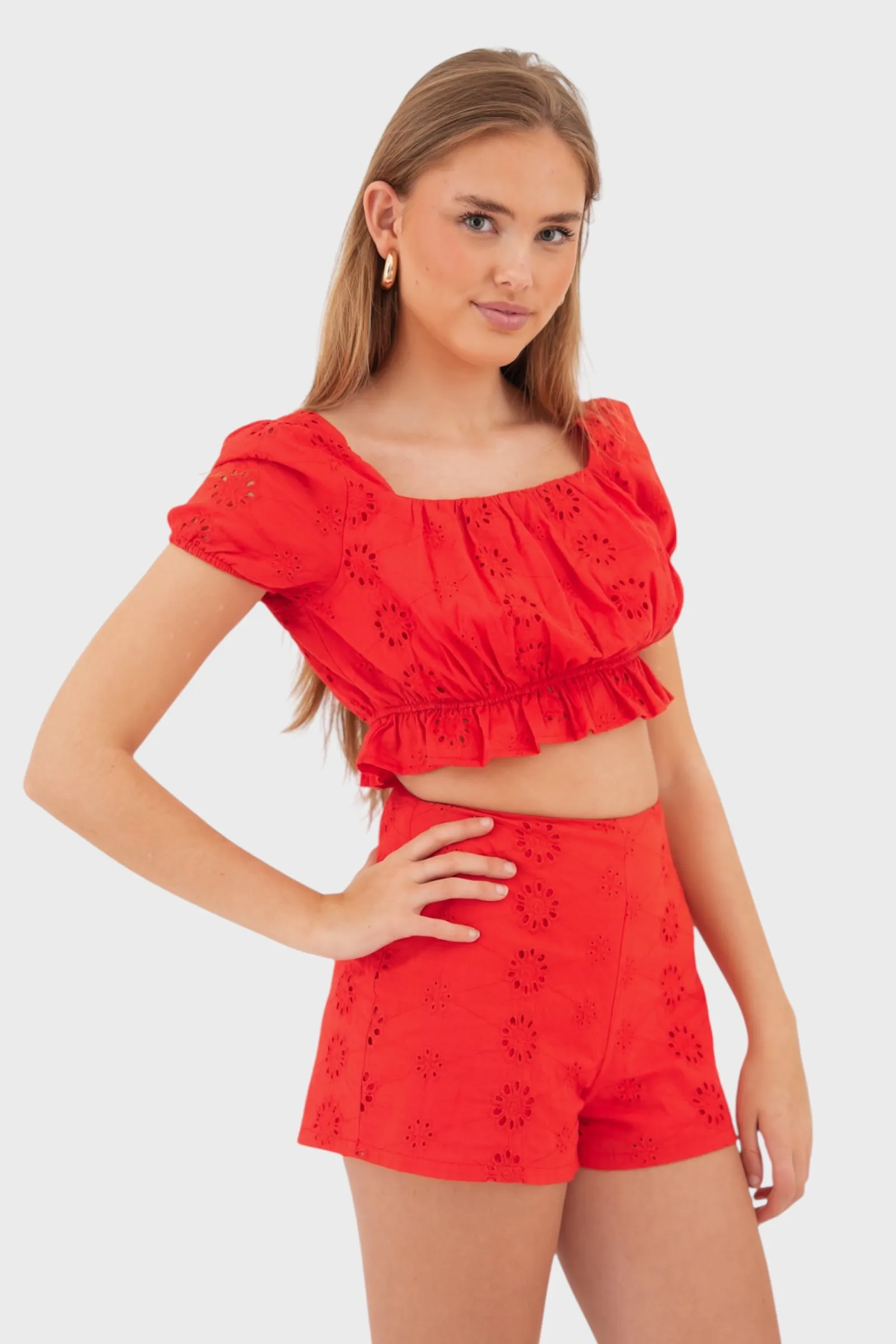 "Cherry" top red sold by Meet Me There