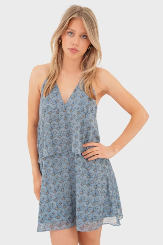 "Greece" dress blue sold by Meet Me There