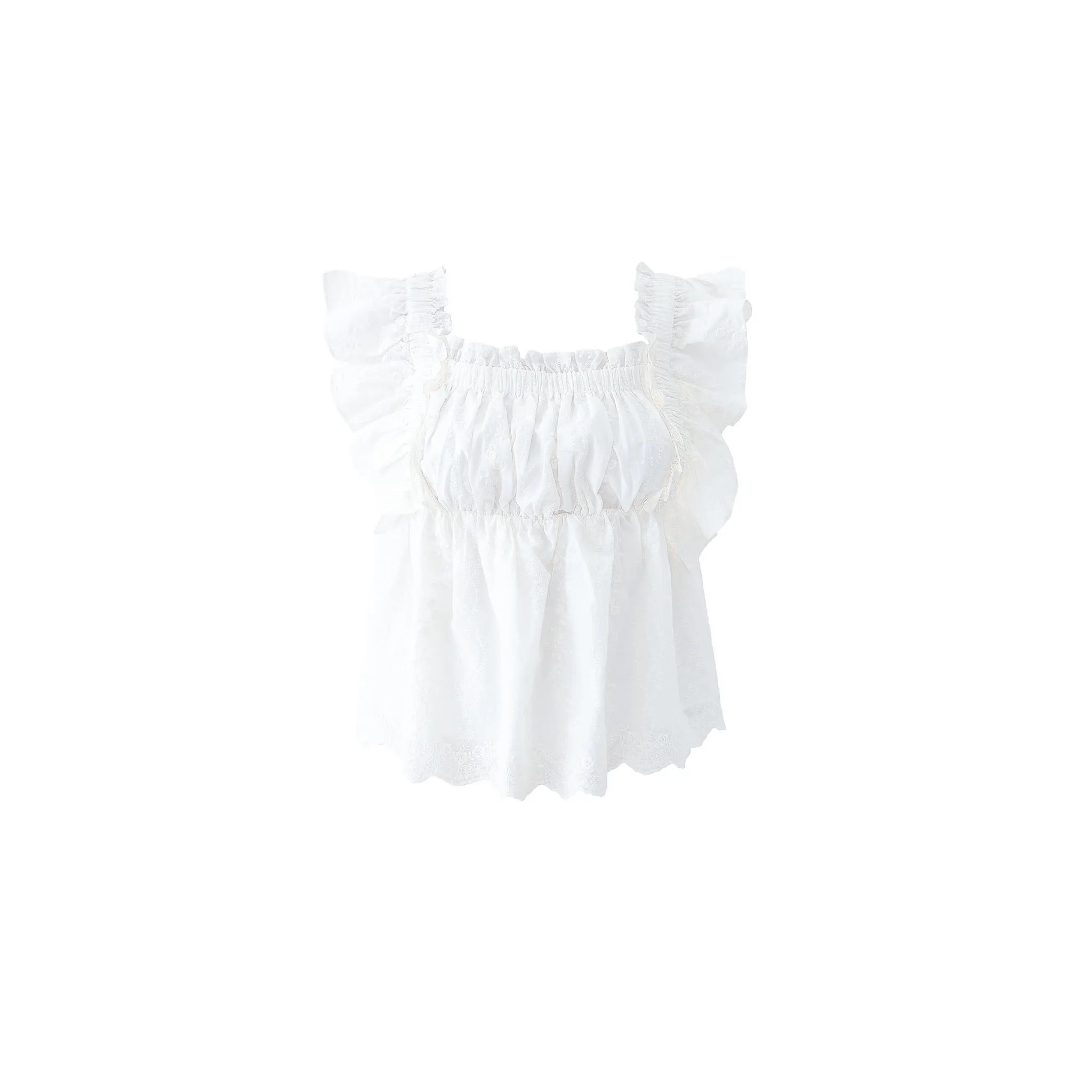 "Rome" blouse white sold by Meet Me There product image thumbnail 4