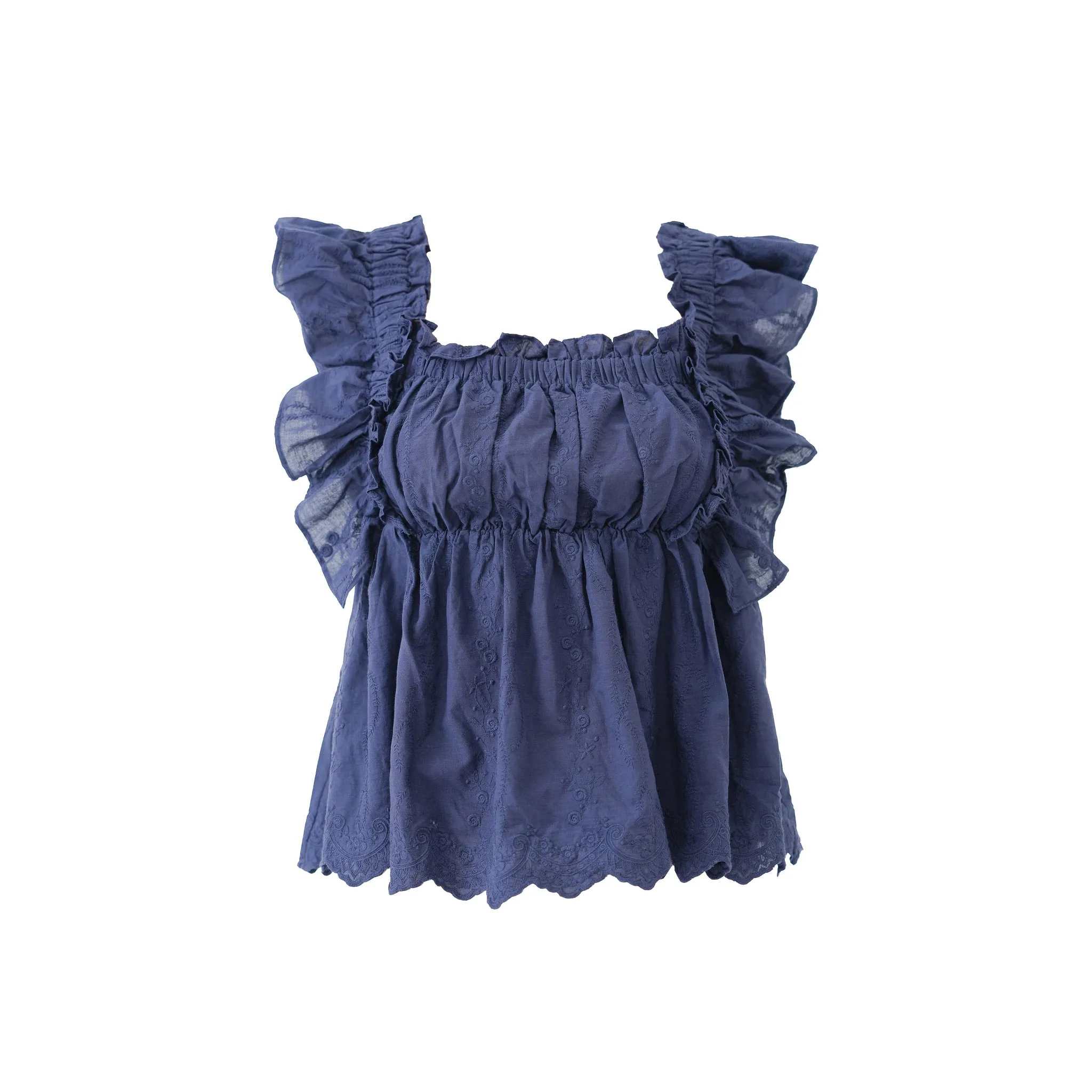 "Rome" blouse navy sold by Meet Me There product image thumbnail 3