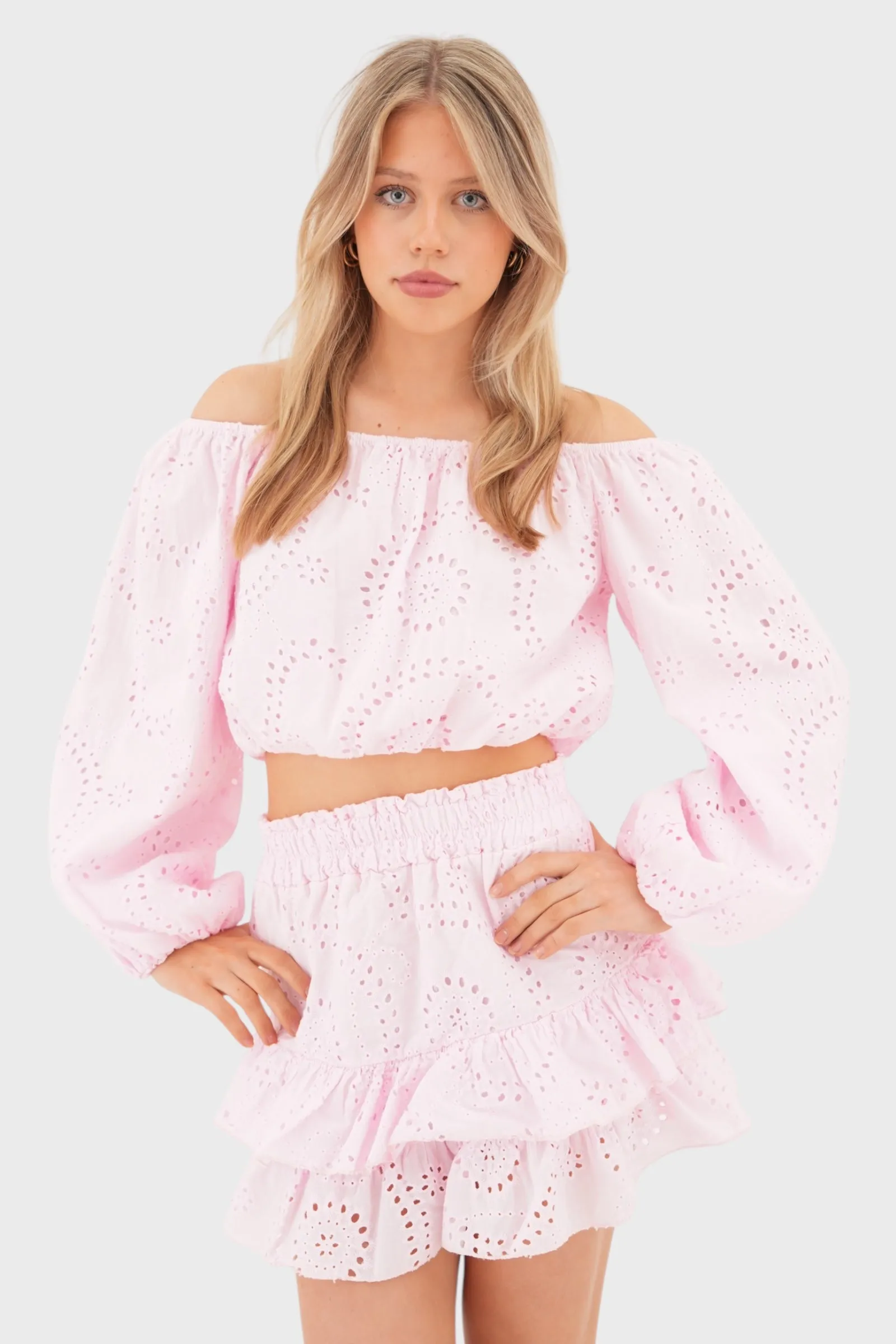 "Fleur" blouse pink sold by Meet Me There product image thumbnail 3