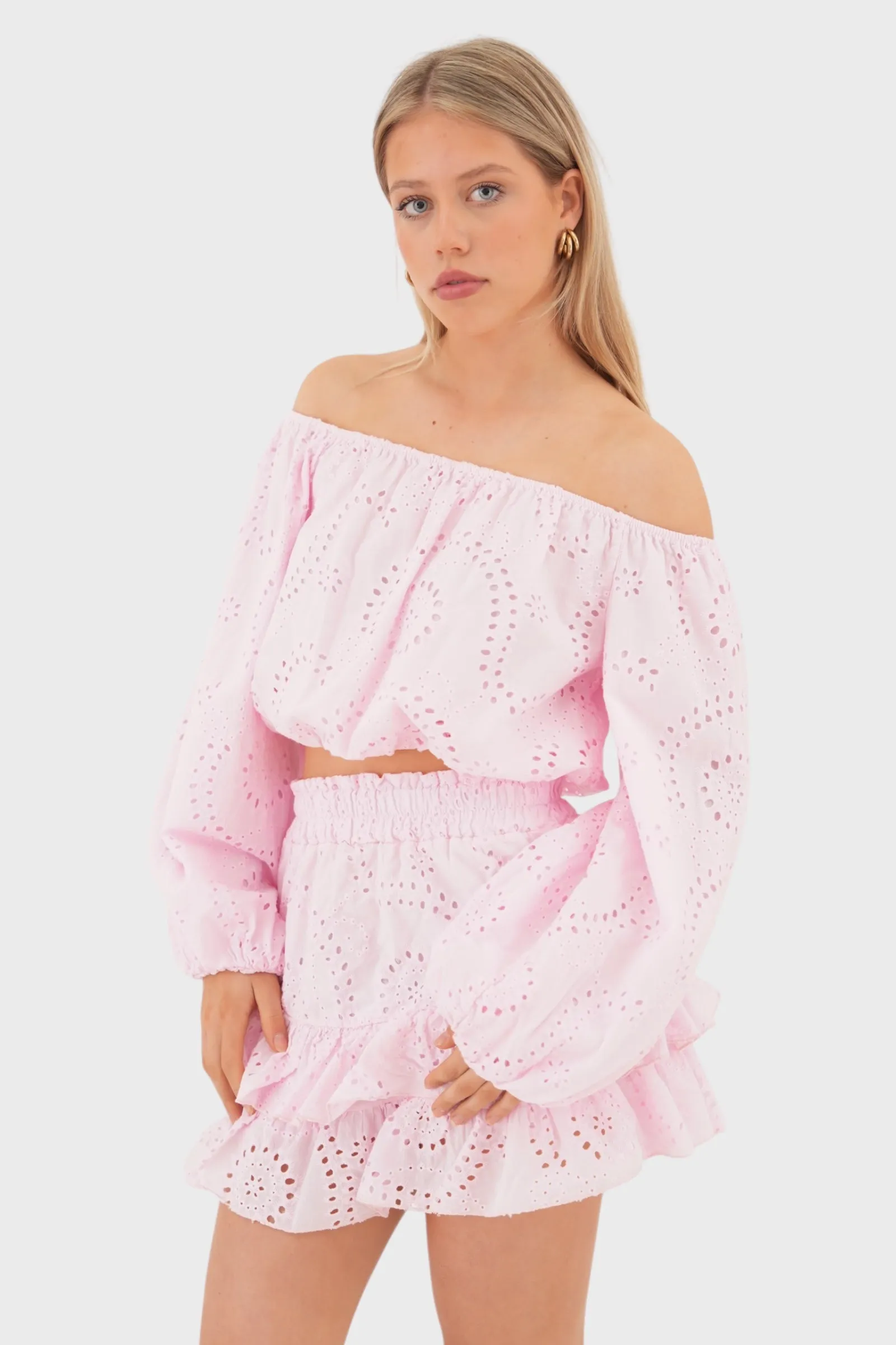 "Fleur" blouse pink sold by Meet Me There