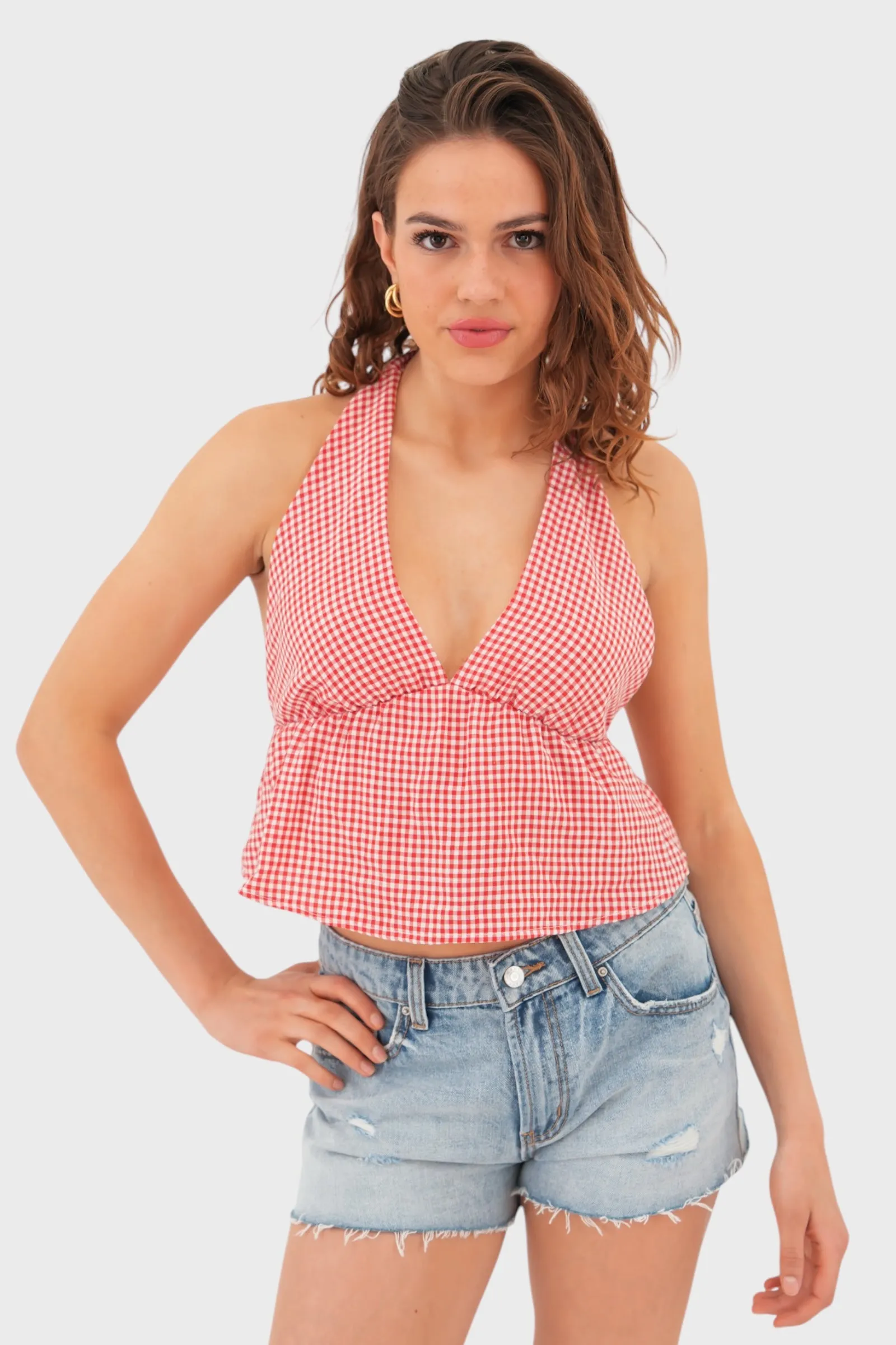 "Rome" top red sold by Meet Me There product image thumbnail 3