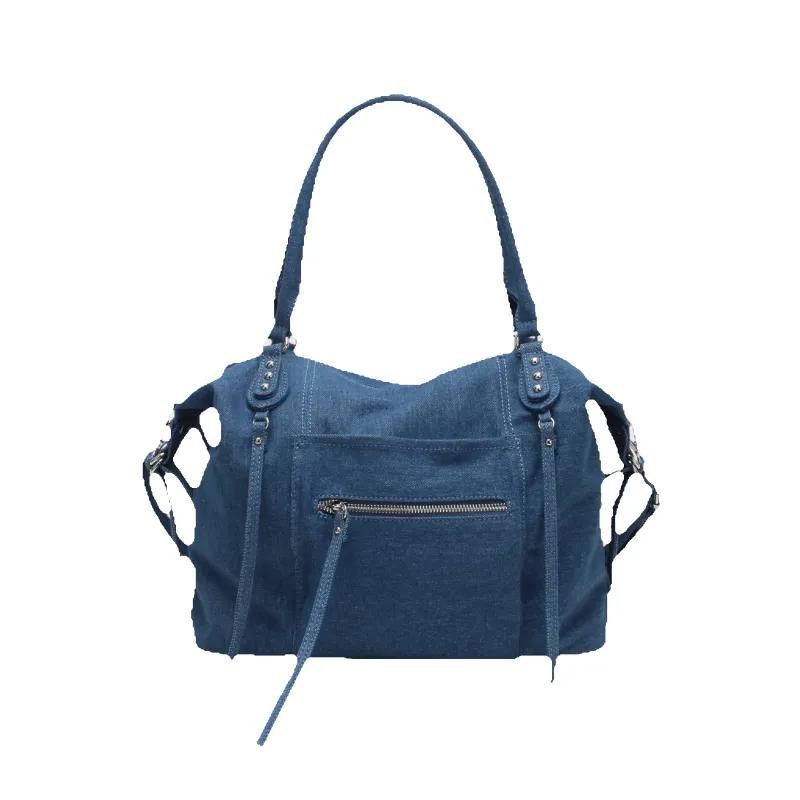 "Denim" bag light blue sold by Meet Me There