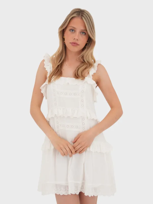 "Ibiza" dress white sold by Meet Me There