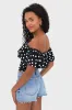 "Off shoulder" top black sold by Meet Me There