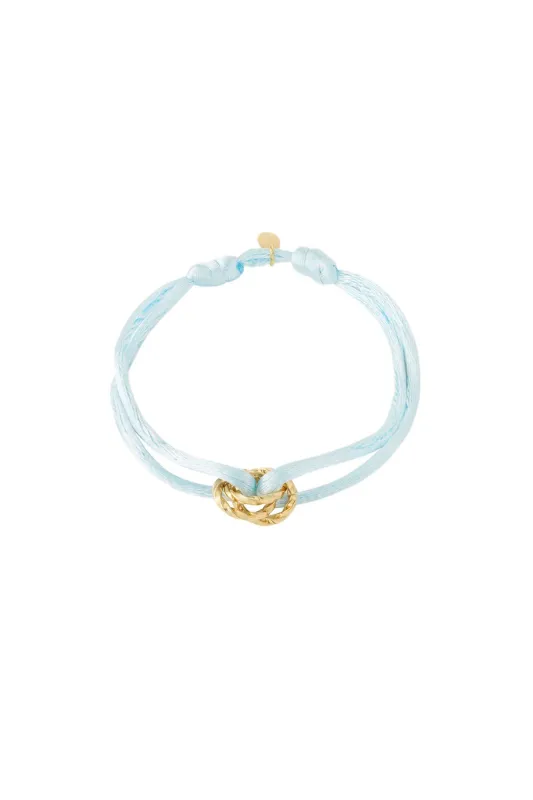 "Forever" bracelet light blue sold by Meet Me There