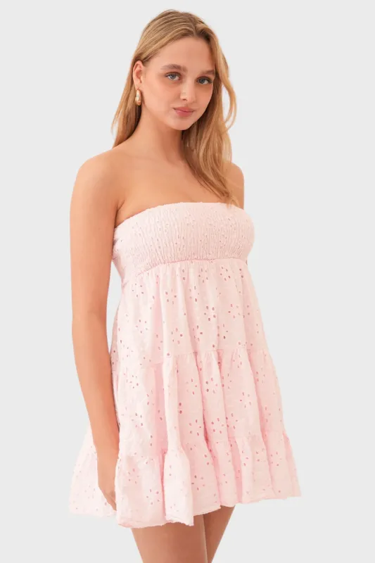 "Italy" dress light pink sold by Meet Me There