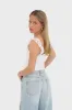 "Lace" top white sold by Meet Me There