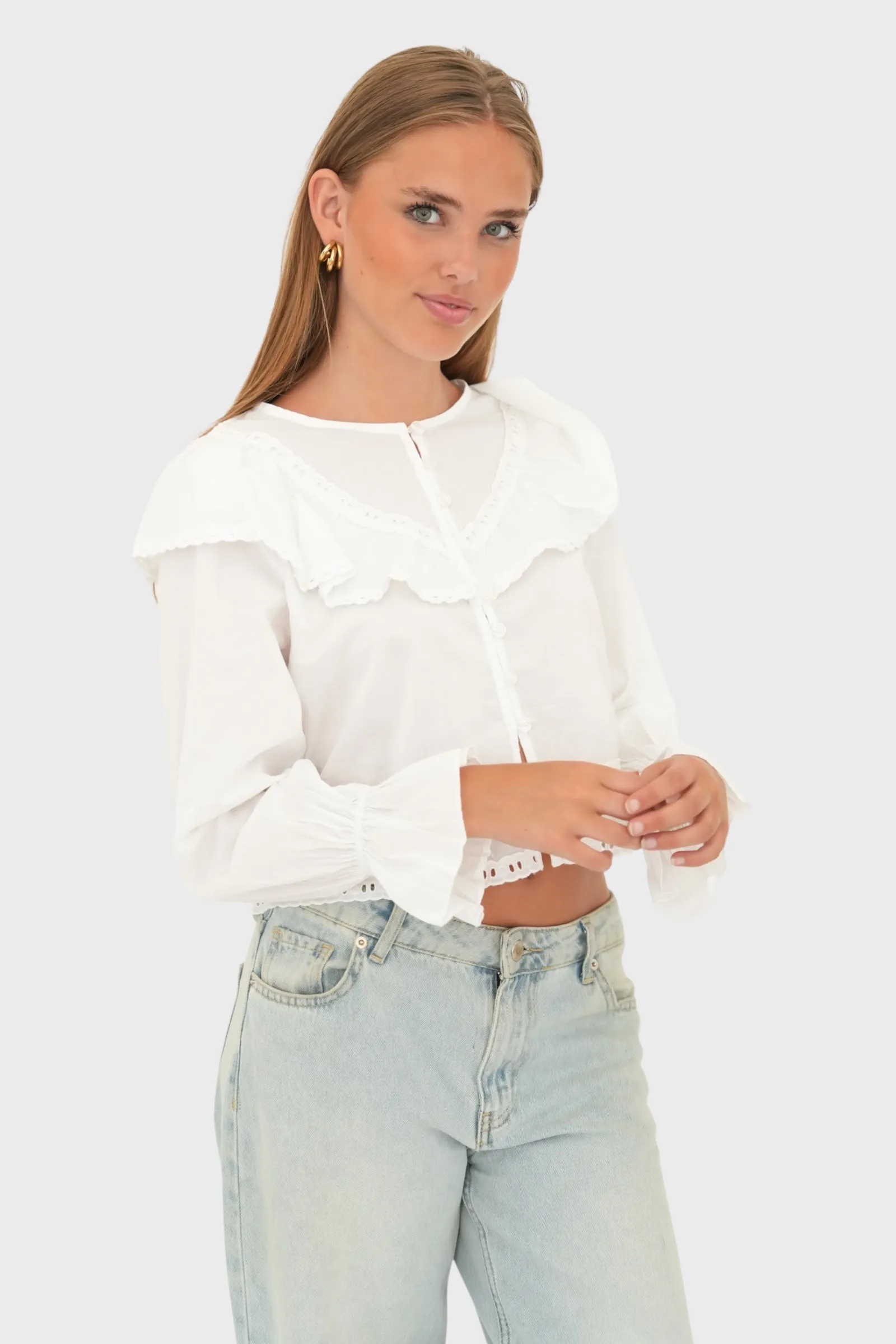 "Sweden" blouse white sold by Meet Me There product image thumbnail 2