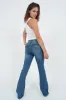 "Flared" jeans dark blue sold by Meet Me There