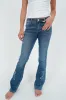 "Starry" flared jeans dark blue sold by Meet Me There