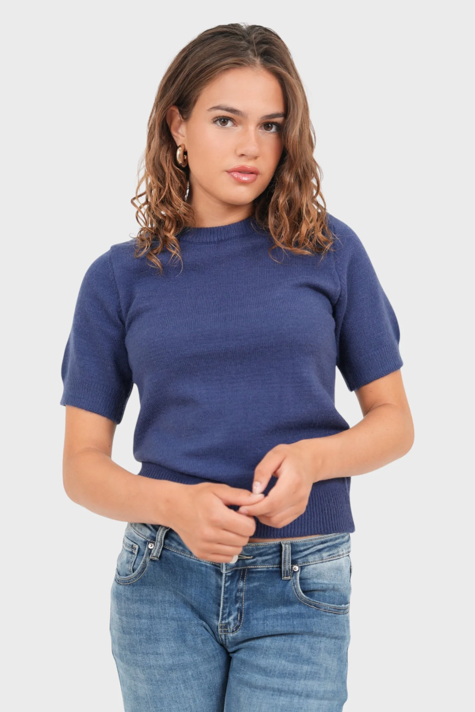 "Everyday" sweater navy sold by Meet Me There