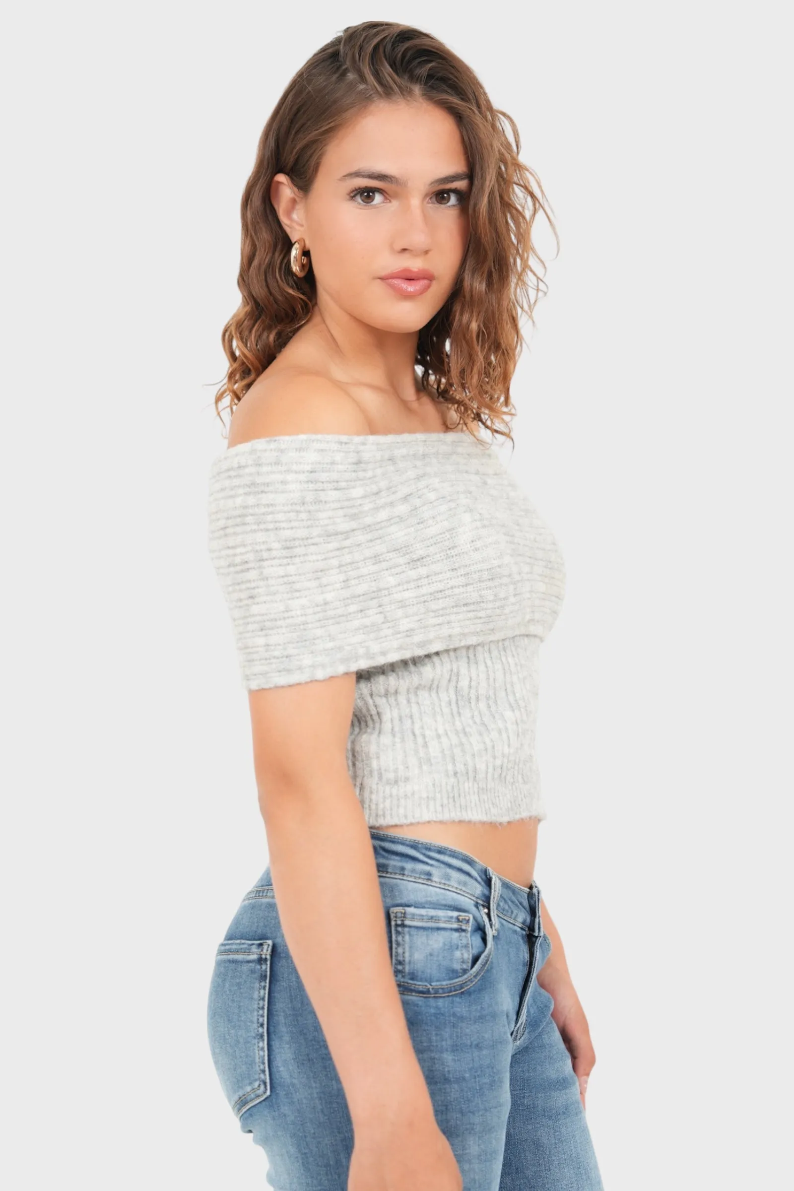"Flore" top grey sold by Meet Me There product image thumbnail 2