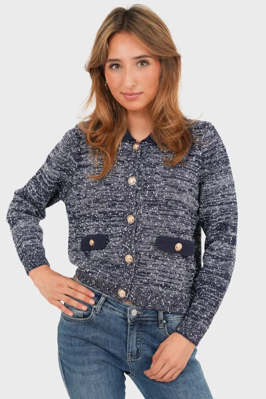 "Marine" vest navy sold by Meet Me There