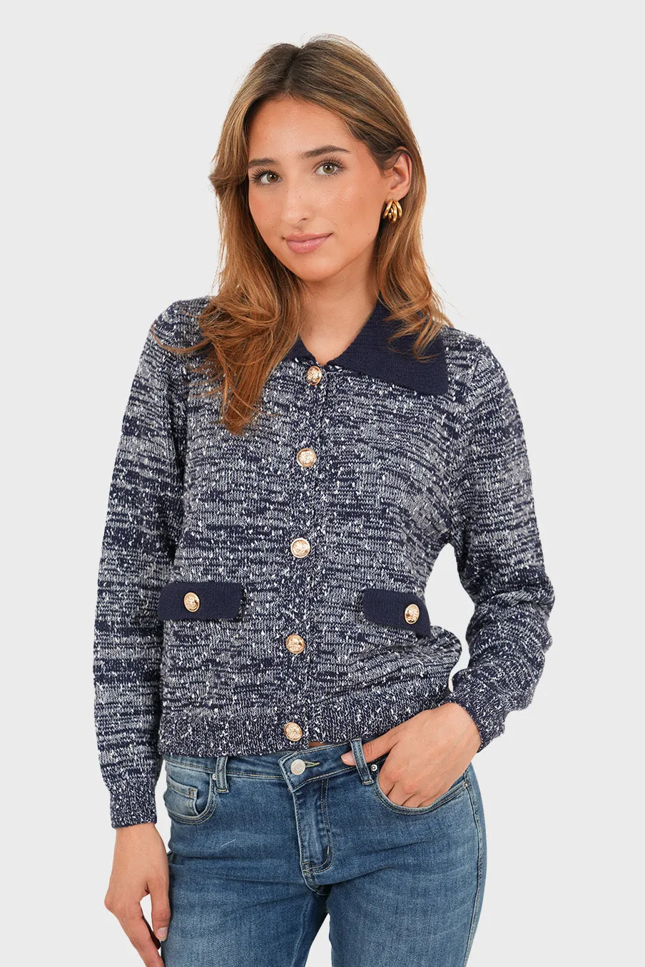 "Marine" vest navy sold by Meet Me There product image thumbnail 2