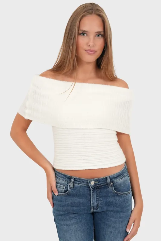 "Flore" top white sold by Meet Me There