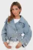 "Gigi" denim jacket blue sold by Meet Me There