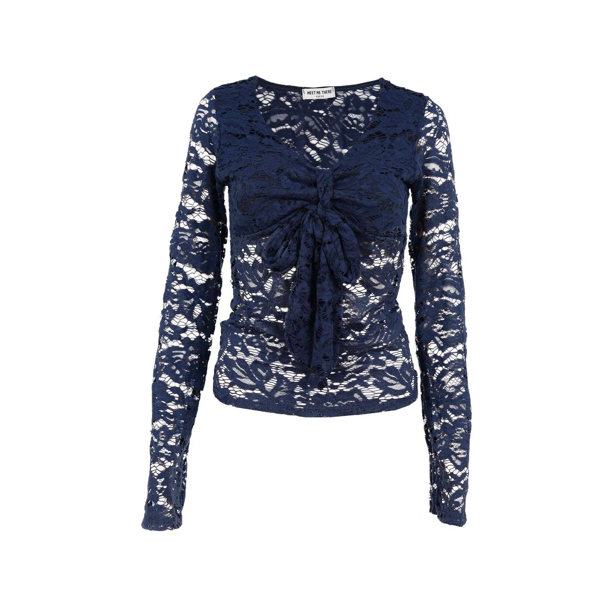 "Olive" top navy sold by Meet Me There product image thumbnail 4