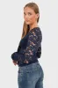 "Olive" top navy sold by Meet Me There