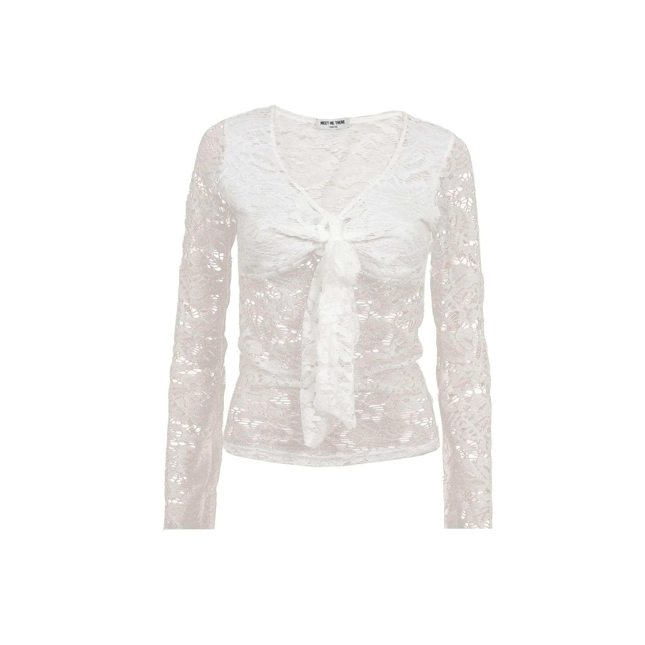 "Olive" top white sold by Meet Me There product image thumbnail 4