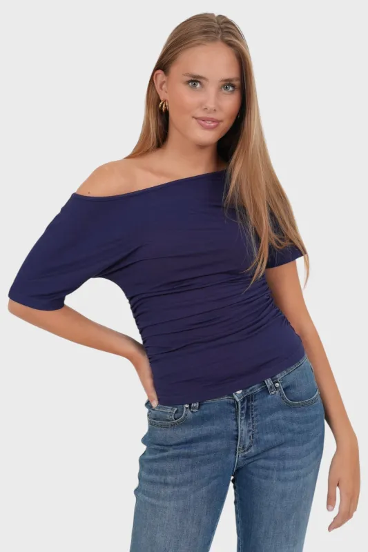 "Zara" top navy sold by Meet Me There