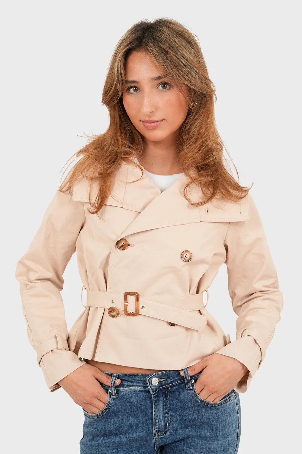 "Copenhagen" trenchcoat beige sold by Meet Me There
