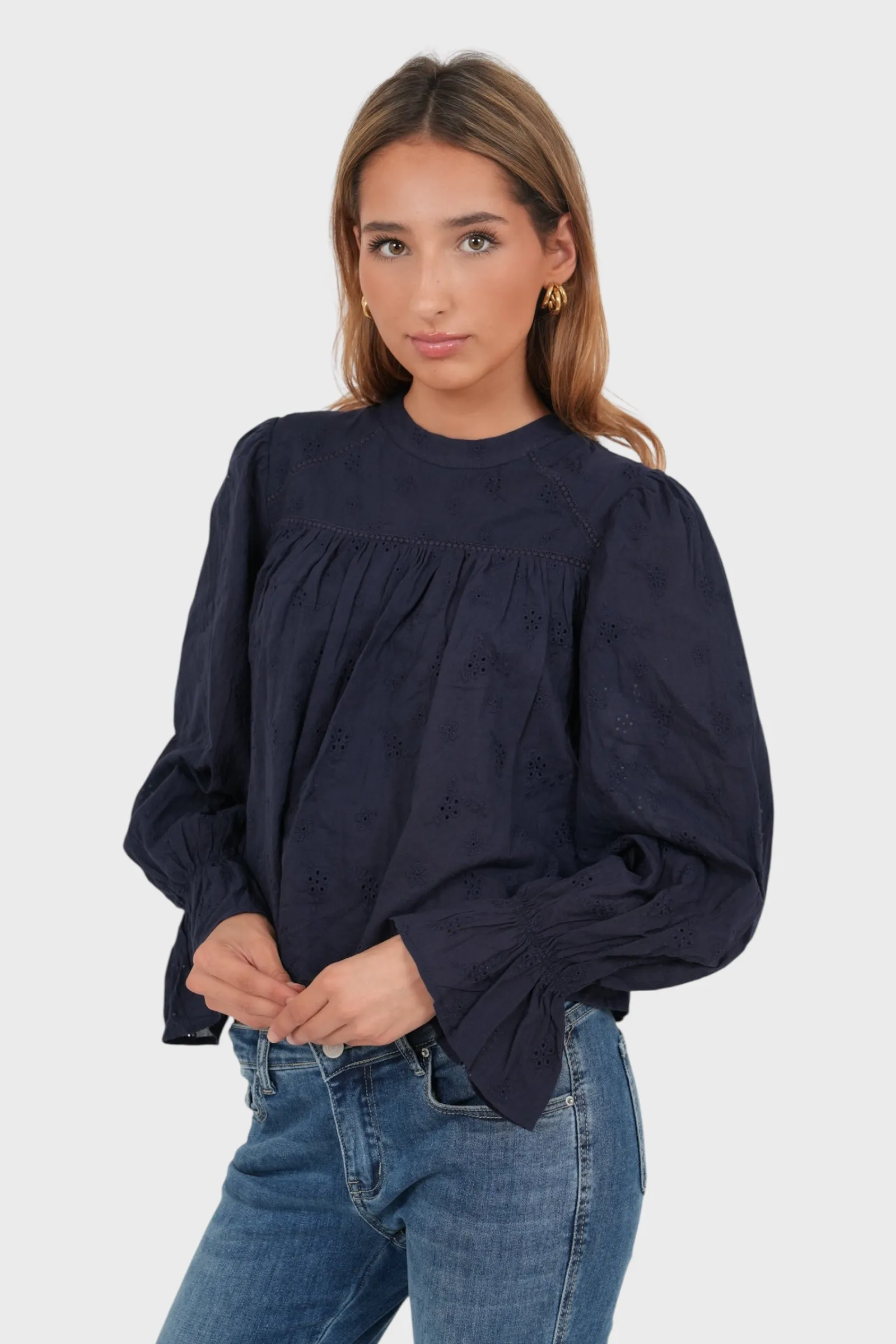"Coco" blouse navy sold by Meet Me There product image thumbnail 2