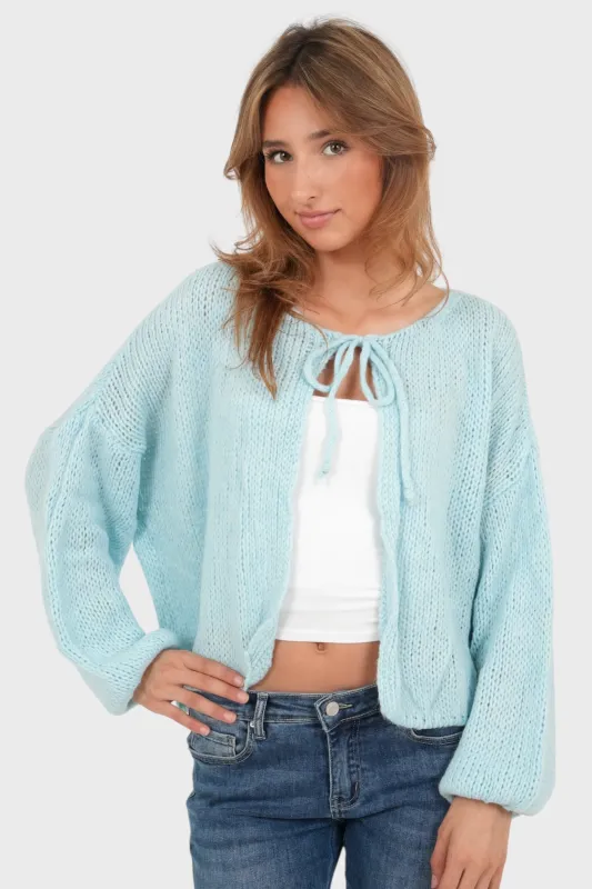 "Date" vest sky blue made by Meet Me There