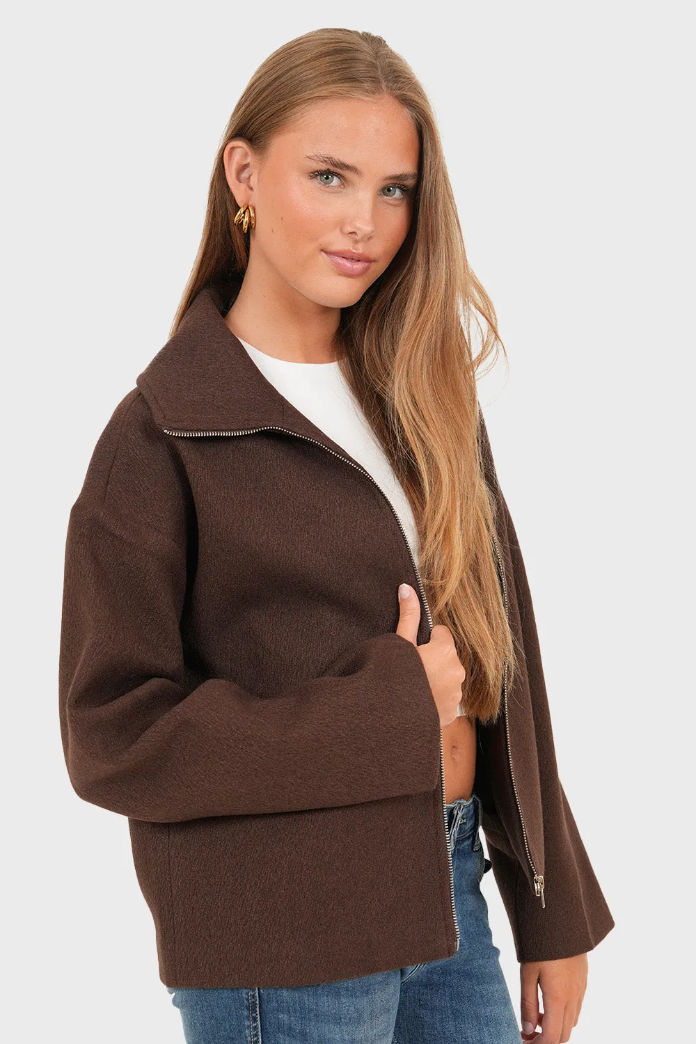 "Norway" jacket brown sold by Meet Me There product image thumbnail 3