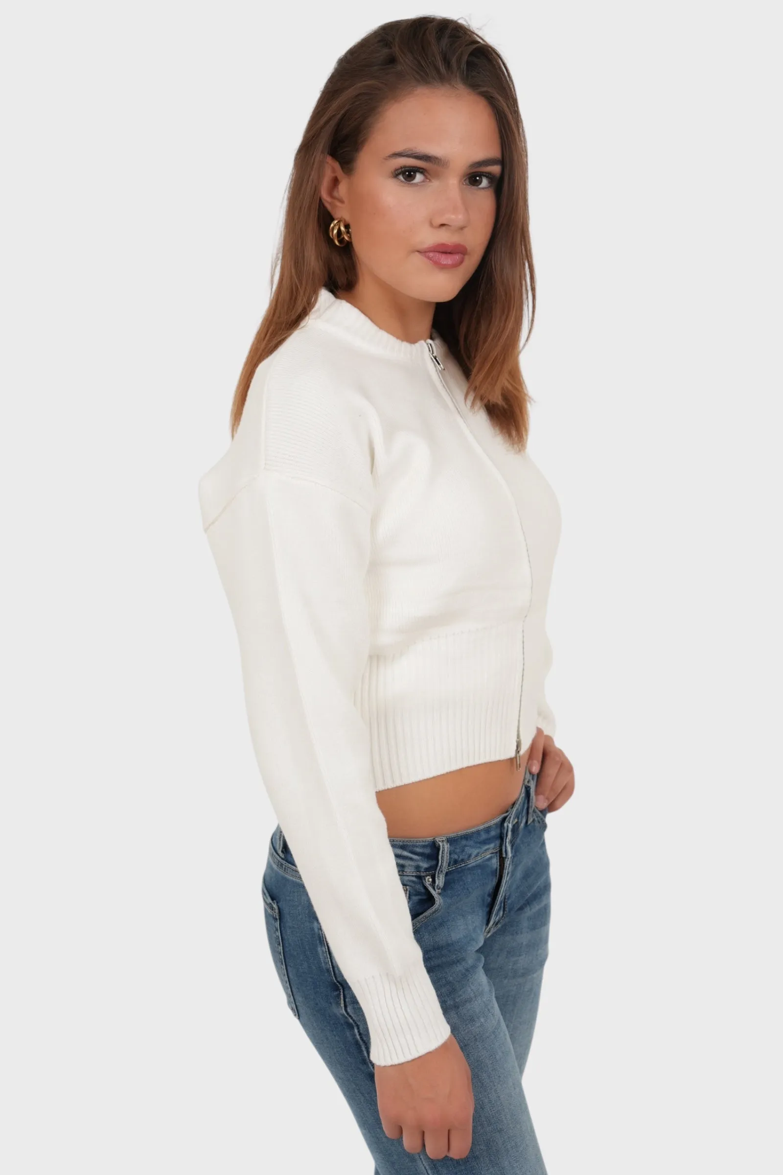 "Belle" vest white sold by Meet Me There product image thumbnail 2