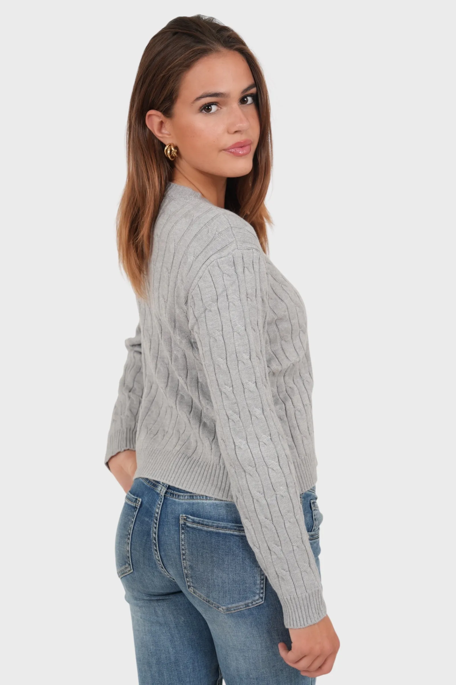 “Lily” cardigan grey sold by Meet Me There product image thumbnail 3