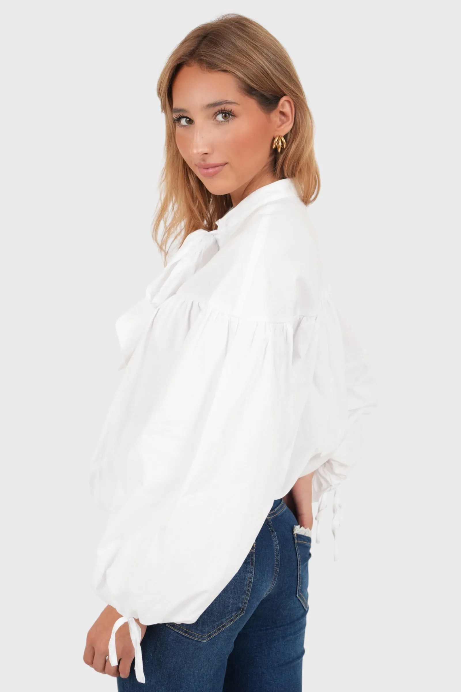 "Poppy" blouse white sold by Meet Me There product image thumbnail 4