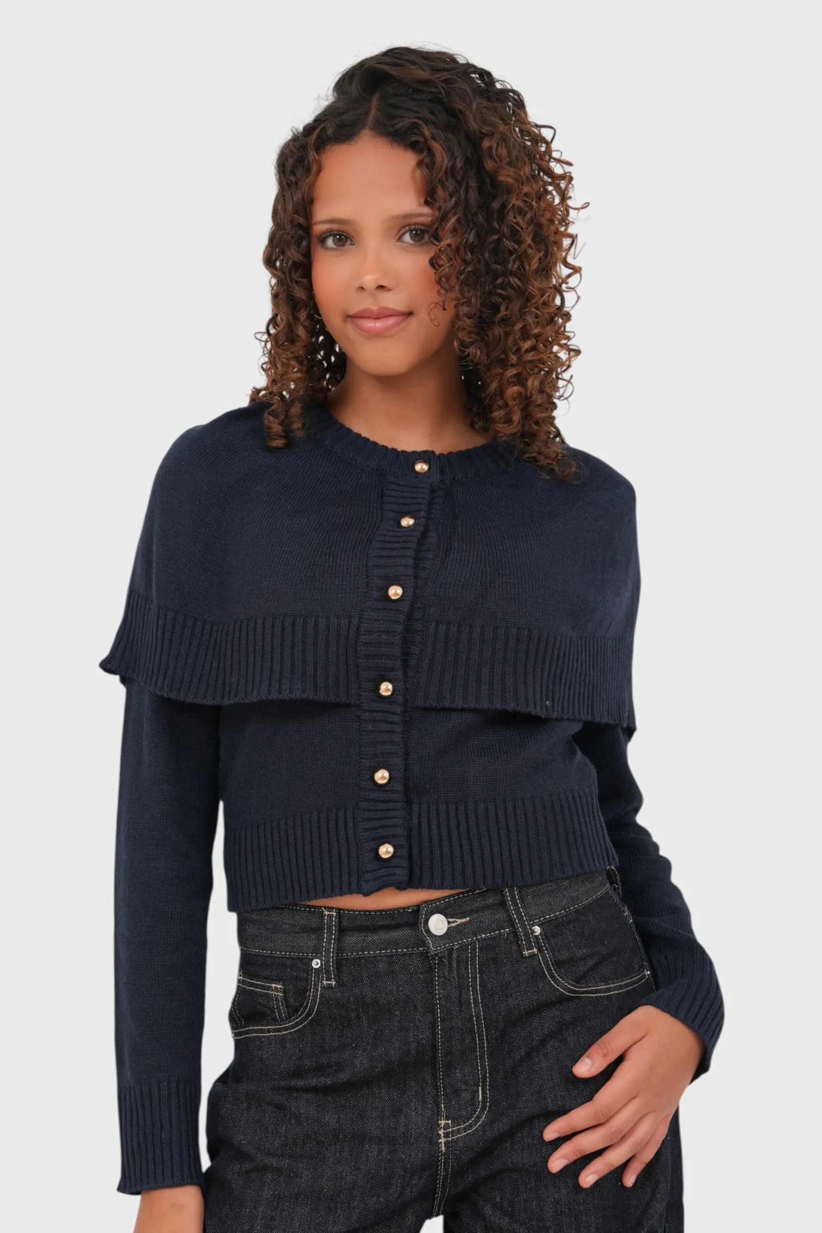 "Chloe" cardigan navy sold by Meet Me There product image thumbnail 2