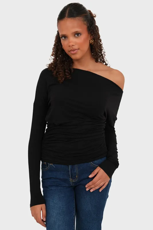 "Elodie" top black sold by Meet Me There