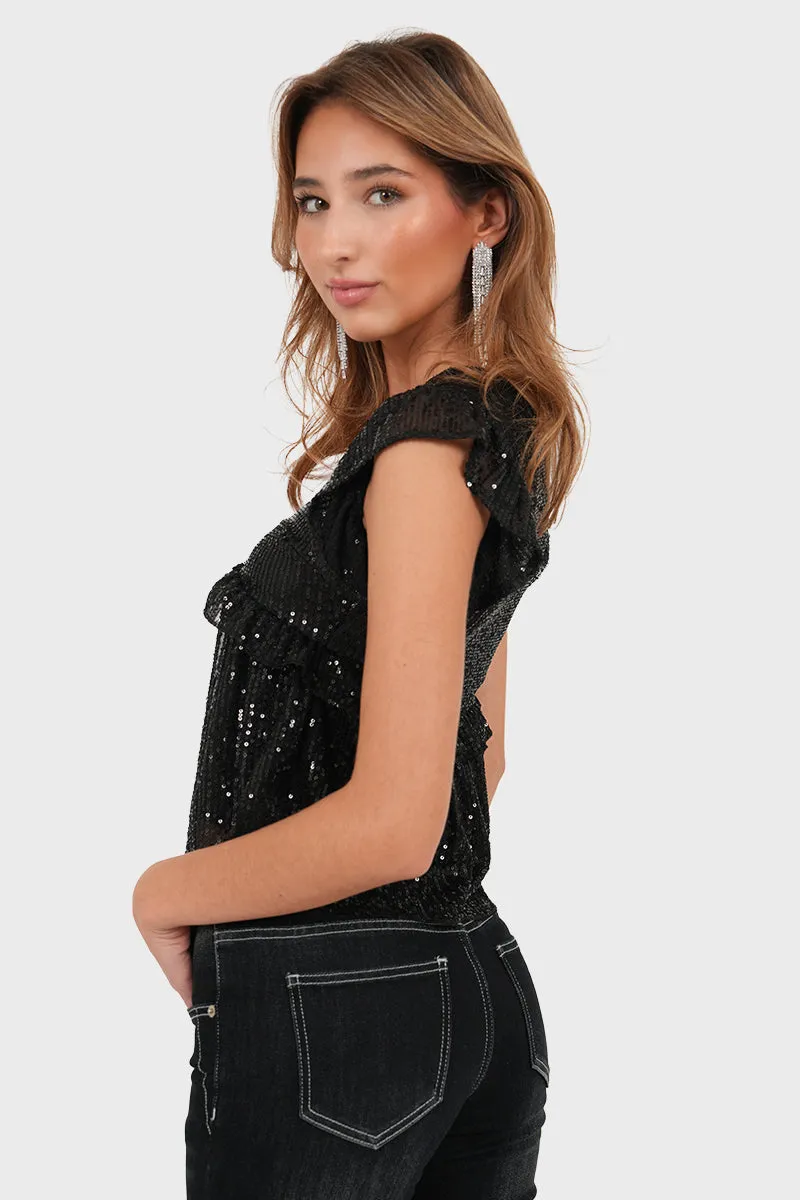"Allison" top black sold by Meet Me There product image thumbnail 3
