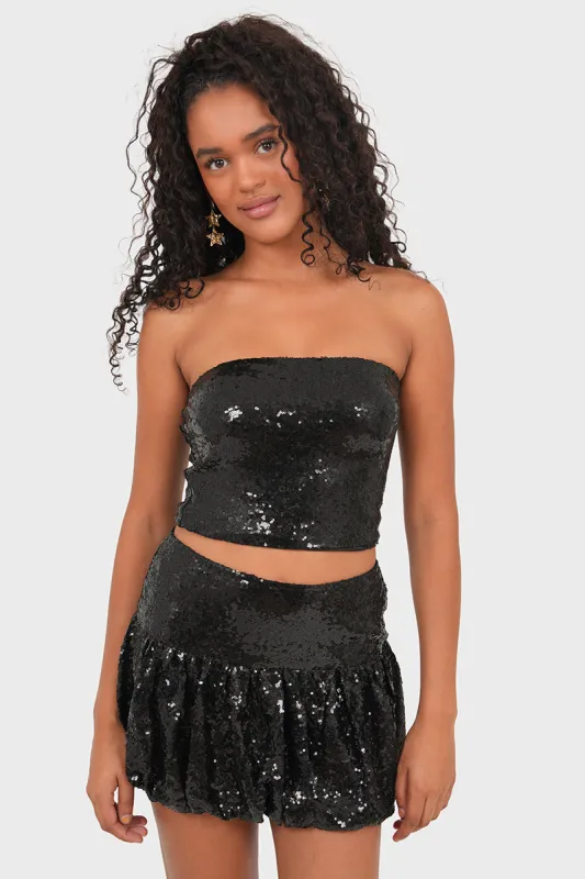 "Bright" top black sold by Meet Me There