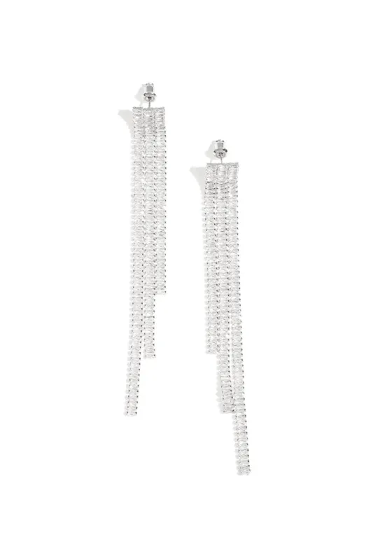 "Glamour" earrings silver sold by Meet Me There