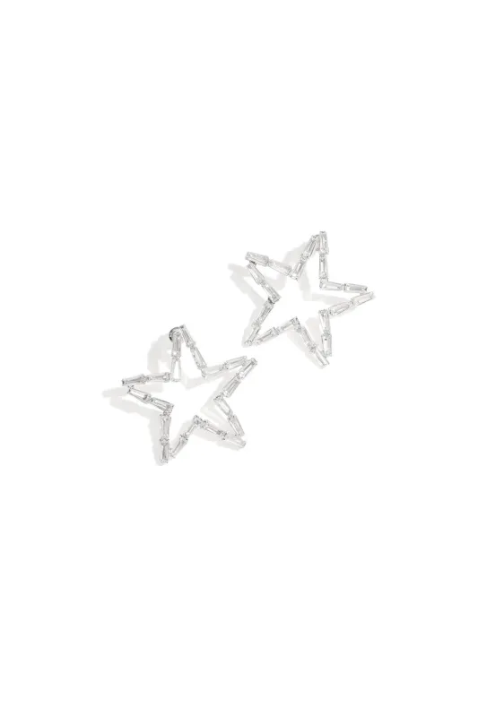 "Stargirl" earrings silver sold by Meet Me There