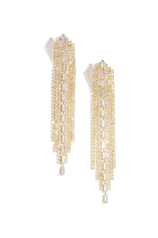 "Glitz" earrings gold sold by Meet Me There