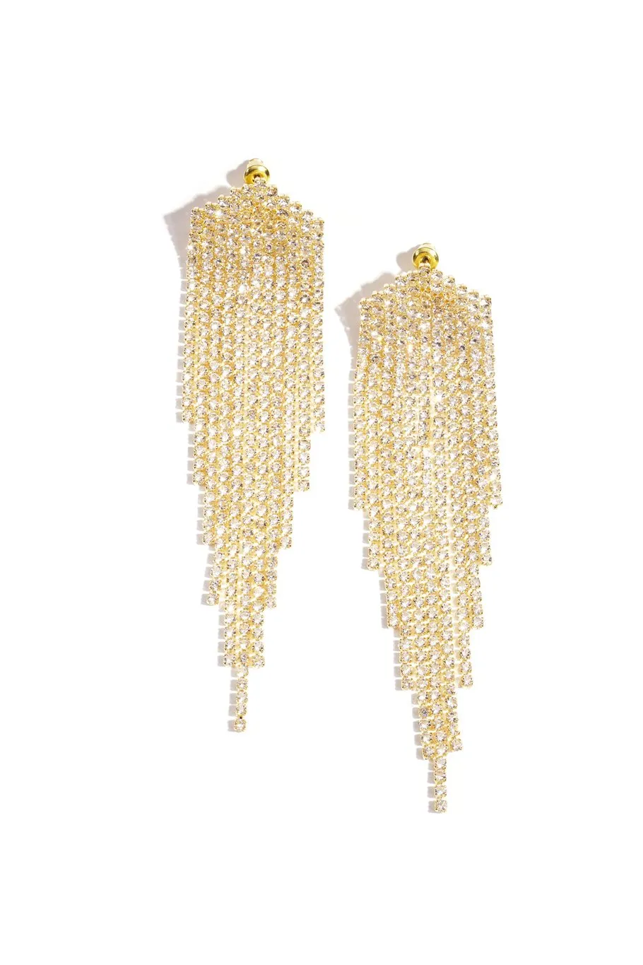"Shimmer" earrings gold sold by Meet Me There