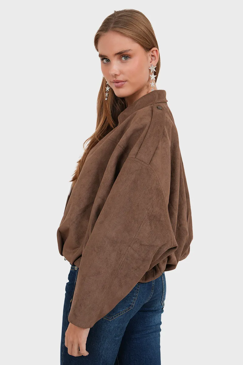 "Miami" jacket brown sold by Meet Me There product image thumbnail 3