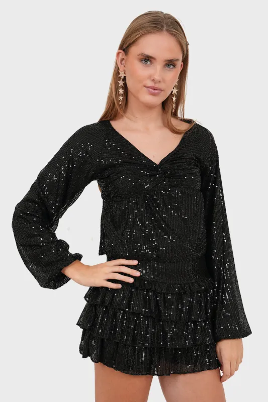 "Roxy" top black sold by Meet Me There