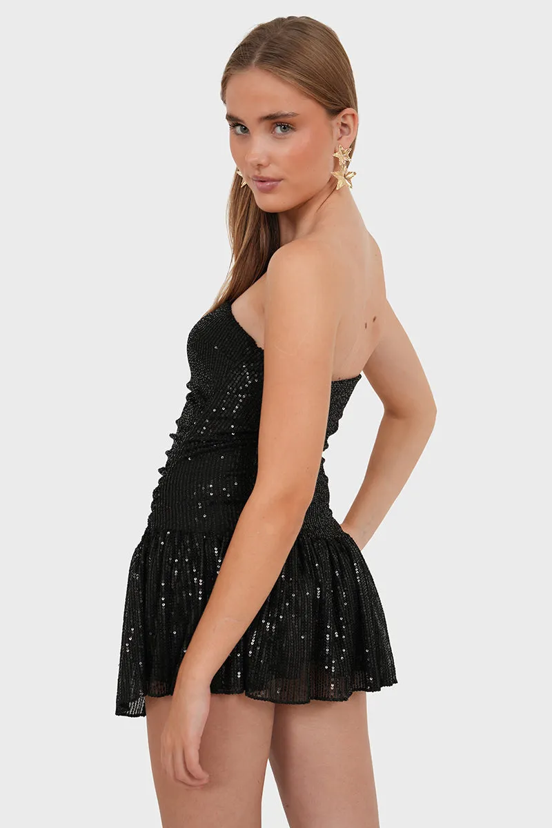 "Sparkly" dress black sold by Meet Me There product image thumbnail 3