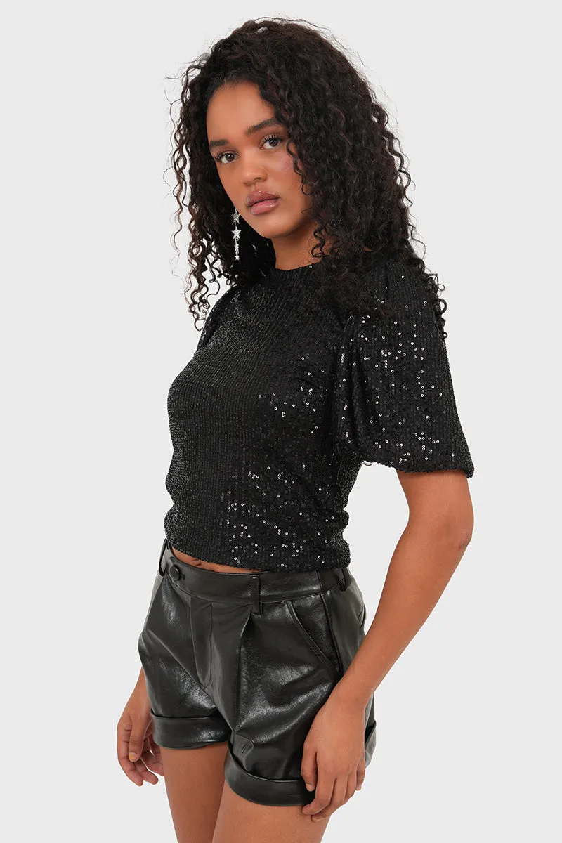 "Billie" short black sold by Meet Me There product image thumbnail 2
