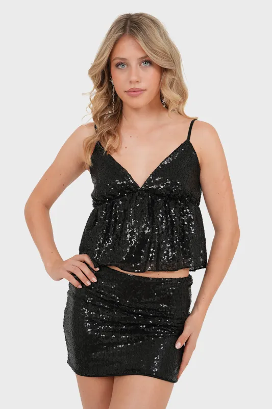 "Kendall" top black sold by Meet Me There