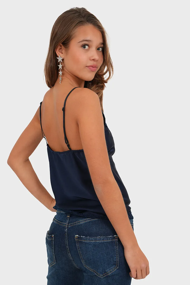 "Jolie" top navy sold by Meet Me There product image thumbnail 3